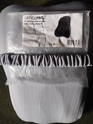Ергономічна подушка для попереку OfficePro Gray (LP600G )