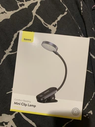 Настольная лампа на аккумуляторе Baseus Comfort Reading Mini Clip Lamp Dark Gray (DGRAD-0G) фото от покупателей 2