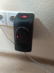 Тепловентилятор с терморегулятором и таймером 400 W Handy Heater, черный (MX 11453) фото от покупателей 2