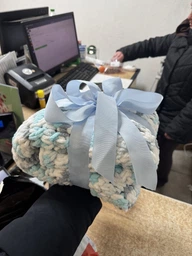 Детский плед 90×100 см, гипоаллергенный, пастельный, для новорождённых