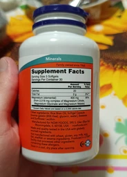 Цитрат магнію Now Foods (Magnesium Citrate) 133 мг 60 капсул NOW01291