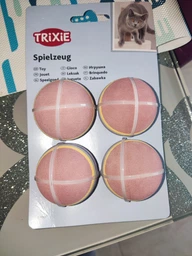 Игрушка для кошек Мячики радужные Trixie 4097 4 см 4 шт (4011905040974)