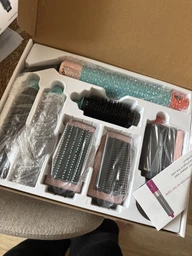 Фен-стайлер для волос 6в1 с насадками Multifunction Hair Styler 1300 Вт, стайлер для укладки, сушки и выпрямления волос со щетками и цилиндрическими насадками, фен-щетка с 3 режимами температуры и скорости, FVHS-61 фото от покупателей 1