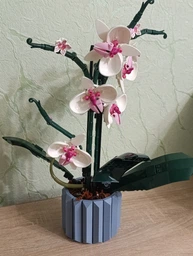Конструктор Орхидея 608 деталей Ботаническая коллекция Набор Botanical Orchid Оригинальный подарок девушке и маме конструктор цветы фото от покупателей 3