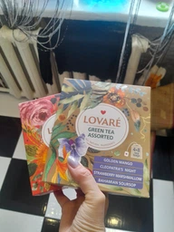 Комплект пакетированного чая Lovare Ассорти 4 вида (2000345444635) фото от покупателей 2