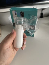 Ингалятор небулайзер Nebulizer Mesh Atomizer для детей и взрослых для дыхательной терапии портативный от сухого кашля насморка боли в горле для астматиков фото от покупателей 8
