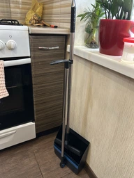 Совок з щіткою із нержавіючої сталі TL-HC03 Чорний