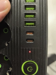 Мережевий фільтр з USB і Type-C портами SMART подовжувач електричний 5 метрів 6 розеток переноска розетка з кнопкою відключення Білий