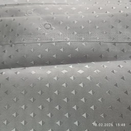 Шторка занавеска для душевой кабины 180х180 см серая тканевая универсальная фото от покупателей 1