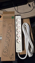 Сетевой фильтр-удлинитель RZTK MaxLine 545 16A 4.5 м 5 розеток White фото от покупателей 5