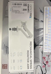 Настільне кріплення для монітора OfficePro MA441W з пружиною 17-42" 2~12 кг White фото від покупців 15