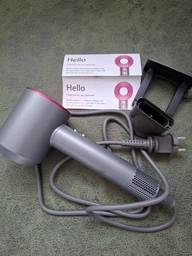 Фен для волосся Leafless Hair Dryer професійний потужний фен 1 насадка 1600 Вт Macarun фото от покупателей 2