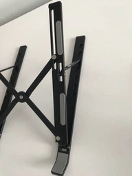 Складная подставка для ноутбука макбука алюминиевая металлическая на стол для ноута планшета держатель macbook air pro регулируемая с регулировкой высоты офисная настольная универсальная компактная эргономичная 15-19 дюймов в офис с чехлом Hechpro АНLP180 фото от покупателей 16