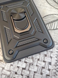 Чехол Camshield c кольцом-подставкой на Motorola Edge 50 Fusion / black фото от покупателей 1