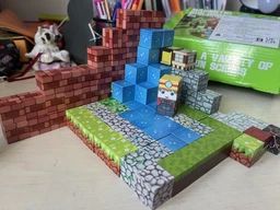 Магнитный конструктор Minecraft 100 шт по игре Майнкрафт Поиск сокровищ Mk001028 фото от покупателей 5
