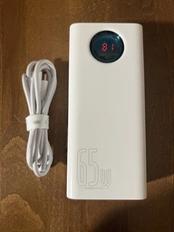 Портативний акумулятор Baseus Amblight Digital Display Quick Charge 30000mAh 65W (White)