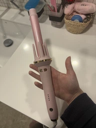 Плойка для локонов Automatic Curler 48W автоматическая стайлер - бигуди для волос розовая Model 0574 фото от покупателей 18