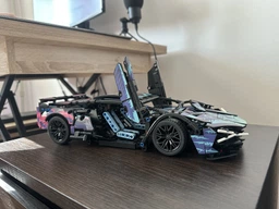 Дитячий конструктор машинка ламборгіні Brick Playing Popk іграшковий автоконструктор гоночний суперкар автомобіль подарунок для дитини спортивна машина фото від покупців 1