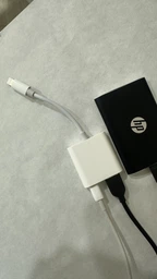 Переходник для Apple iPhone Lightning to USB 3.0 Adapter для подключения флешки/камеры с разъемом зарядки Lightning на USB адаптер White фото от покупателей 5