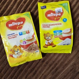Безмолочная каша Milupa Рисовая 170 г (5900852930058)