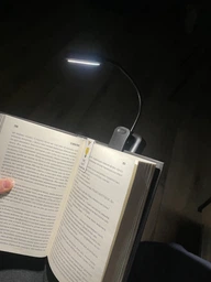 Настольная лампа светильник для чтения книг со встроенным аккумулятором лампа портативная фонарь LED лампы на аккумуляторе светодиодный на прищепке для книги фонарик (66432 Ruel) фото от покупателей 4