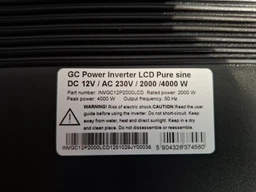 Инвертор Greencell LCD 12 B чистый синус с экраном 2000/4000 Вт (5904326374560) фото от покупателей 2
