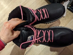 Шнурки в полоску для обуви Fastlaces TW-3 White Gray 120 см