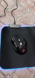Беспроводная игровая мышка iMice X7 5500dpi тихая с выступами RGB Red (358227) фото от покупателей 1