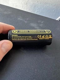 Акумулятор високострумовий LiitoKala 26650 5000mAh Lii-50A Li-ion - літій-іонний АКБ для ліхтарика, повербанку, електроінструменту фото від покупців 3