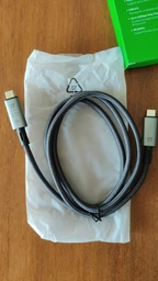 Кабель Type-c - Type-c Usb 3.2 Type-C Gen2 20Gbps 8K @ 60Hz 100W AV audio video. SmartGo Дата кабель фото от покупателей 1