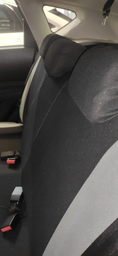 Авто чехлы для Mitsubishi Outlander 2001-2006 AUAU eX-Line с серой вставкой фото от покупателей 3
