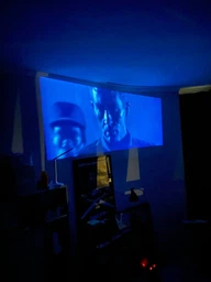 Смарт проектор SMART 4K Projector Ultra HD до 130 дюймов, мини, портативный, HDMI-совместимый, полная поддержка Android и iOS, Bluetooth 5.0, Wi-Fi 6, мультимедийный домашний кинотеатр, черный