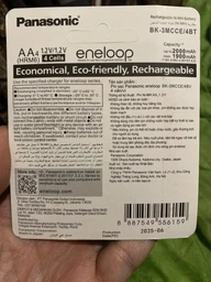 Аккумулятор PANASONIC Eneloop AA 1900mAh белый, цена за набор 4 шт