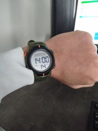 Часы Skmei Neon 10 Bar Olive Drab Будильник Дата День тижня Місяць Секундомір Тактичний годинник фото от покупателей 1