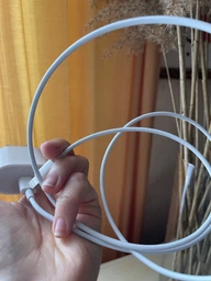 Кабель для быстрой зарядки Type-C to Lightning (USB-C) для айфона 1M шнур для iPhone iPad White фото от покупателей 2