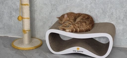 Когтеточка-лежанка для кошек Say Meow Grace гофрокартон, 67х27х24 см (8040190103008) фото от покупателей 4