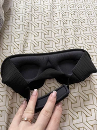 Маска для сна 3D Sleep Eye Mask и медитации дышащая повязка на глаза черная сон маски повязки + подарок: подарочная упаковка и беруши фото от покупателей 10