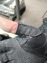 Рукавички безпалі шкіряні GLOVES унісекс XL чорний 02255 фото від покупців 1