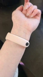 Силиконовый ремешок Original Design MiJobs для фитнес браслета Xiaomi Mi Band 8/9 Orange (4) с металлическим креплением + металлическая кнопка (mrk6562) фото от покупателей 3
