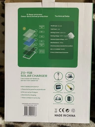Сонячна панель Clamp CLl-680 із USB виходом для кемпінгу, туризму, будинку, дачі, телефонів, планшетів, ноутбуків, ліхтариків, фотоапаратів фото від покупців 2