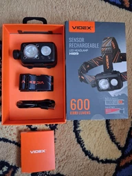 Налобный светодиодный фонарик VIDEX VLF-H189 600Lm 5000K 28364
