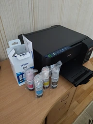 Контейнер с чернилом Epson 103 для EcoTank L1110/L1250/L3100/L3101/L3110/L3150/L3151/L3156/L3200/L3201/L3250/L3251/L3256/L3260/L3266/L3550/L3560/L5190/L5590/L5290 Multipack C/M/Y/Bk (C13T00S64A) фото от покупателей 1