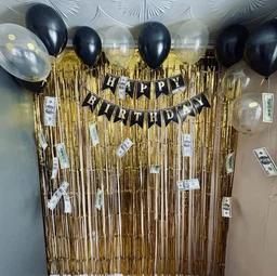 Воздушные шары "Happy Birthday black", набор - 13 шт., качественный материал