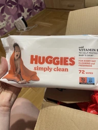Упаковка влажных салфеток Huggies Simply Clean 72 шт х 10 пачек (5029054238646) фото от покупателей 3
