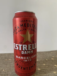 Упаковка пива Estrella Damm Lager светлое фильтрованное 4.6% 0.5 л х 24 шт (8410793586123_8410793285829)