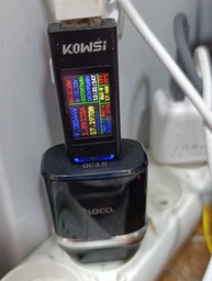Адаптер питания быстрой зарядки Hoco с разъемом USB + Type-С Блок питания (USB-C) + USB для зарядки телефона iPhone/Xiaomi/Samsung/Huawei/Meizu Power Adapter PD20W+QC3.0 USB-A/USB-C/3,1A фото от покупателей 1