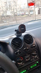 Магнитный автодержатель для телефона в автомобиль на присоске с клейкой основой D37-X фото от покупателей 3