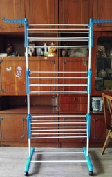 Сушарка для білизни для підлоги Garment Rack With Wheels TM-0035 на 20 кг 3 яруси на колесах фото від покупців 8