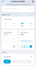 Портативна автоматична зарядна станція Anker SOLIX C1000X LiFePO₄ із системою захисту 600 Вт/1200 Вт батарея 512 Вт⋅год