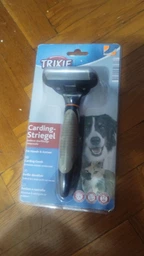 Расческа-триммер для собак и кошек Trixie для удаления подшерстка 7 х 15 см (4011905241715) фото от покупателей 3
